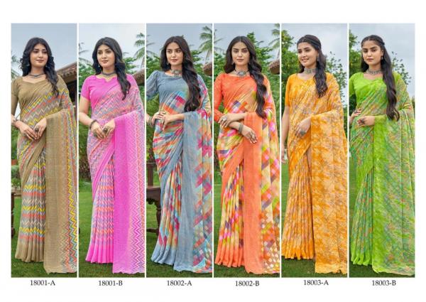 Ruchi Star Chiffon 83 Casual Wear Chiffon Saree Collection